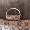 Tasche aus KORK, D-Ring Täschchen, NATUR fair vegan handmade