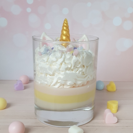 Einhorn Kerze Designer-Sojakerze Einhorn