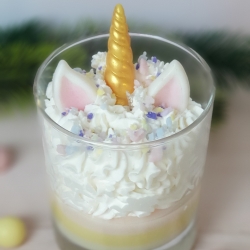 Einhorn Kerze Designer-Sojakerze Einhorn