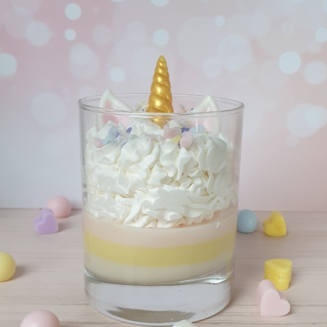 Einhorn Kerze Designer-Sojakerze Einhorn