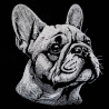 Stickdatei Französische Bulldogge Gypsy Hund