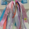 3D Schultütenschleife Deko Mini-Schultüte Farbwunsch und Name