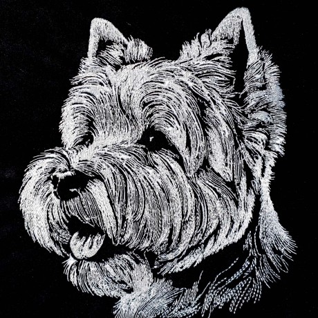 Stickdatei West Highland White Terrier Amory Hund