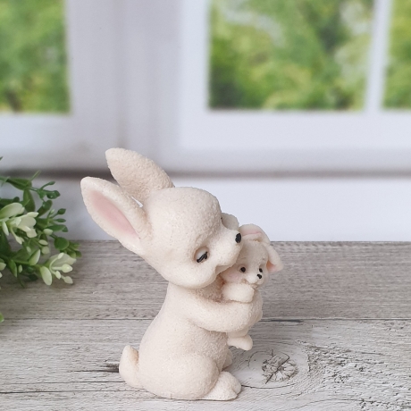 Seife Hase mit Baby