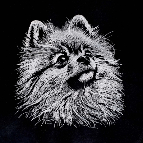 NEU Stickdatei Pomeranian Zwergspitz Bea