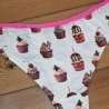 String Tanga super bequem, Cupcake, handmade, Jersey