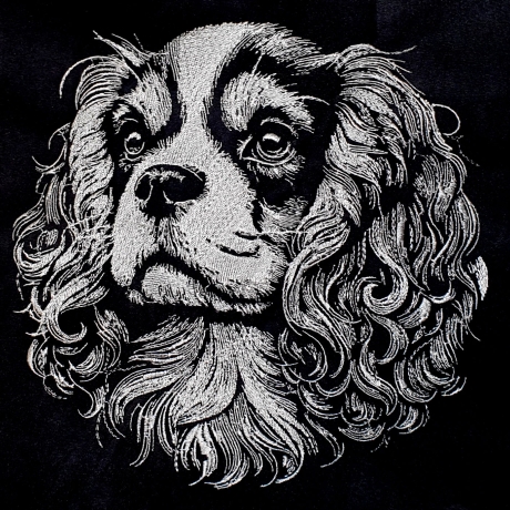 Stickdatei King Charles Cavalier Karl Hund Lunachild