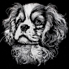 Stickdatei King Charles Cavalier Welpe Sissi Hund 