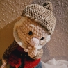 Zwerg Happy, Unikat, ca. 40 cm, Amigurumi,  gehäkelt 