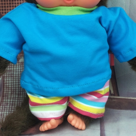 Shirt und Hose passend für Äffchen Stofftiere 26 - 28 cm Neu