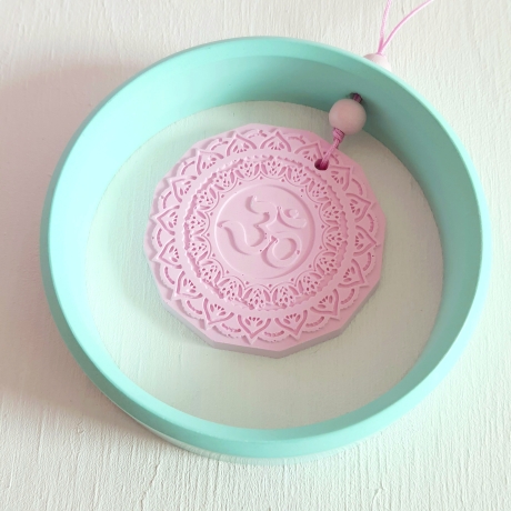 Keramik Duft Anhänger Yoga Ring Mandala OM