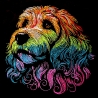 Neu Stickdatei Cockapoo Ernie Hund realistisch
