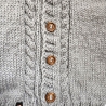 Strickjacke Kinder in Beige und der Größe 92/98