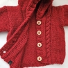 Strickjacke Baby Rot in der Größe 62/68