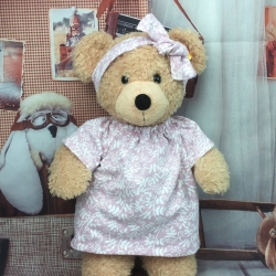 Bärenkleidung Kleid + Bandana passend für Bären  37 / 40 cm Neu