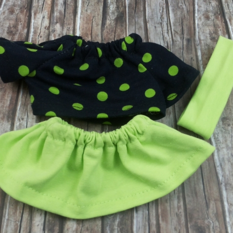  Shirt Rock Bandana passend für Äffchen Stofftiere 20 cm Neu