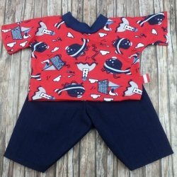 Puppenkleidung Marinelook passend für Baby Puppen 43 cm Neu
