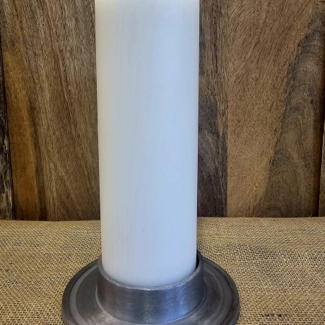 Kerzenständer - 8cm Durchschnitt - Aluminium - matt