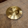 Kerzenständer - für Kerzen 6,00 cm Durchmesser - Messing matt