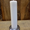 Kerzenständer-für Kerzen 6,00 cm Durchmesser - Aluminium poliert