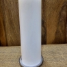 Kerzenständer-für Kerzen 8,00 cm Durchmesser-Aluminium poliert 