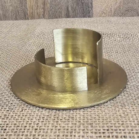 Kerzenständer für Kerzen mit 5cm Durchmesser - Messing matt