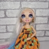 Kleid für Rainbow High, orange