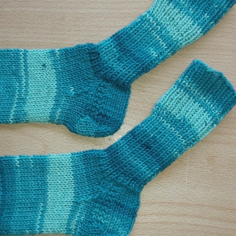 Socken Handgestrickt für Kinder Gr. 30/31 6-fach Wolle