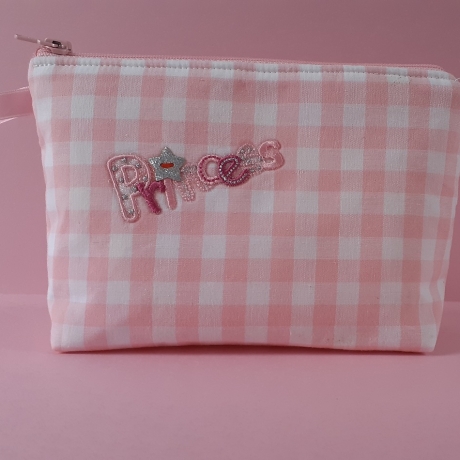 Kosmetiktasche Lucy Princess  rosa Karo