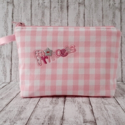 Kosmetiktasche Lucy Princess  rosa Karo