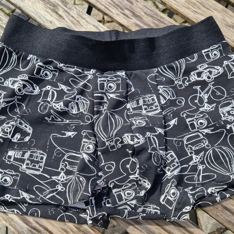 Boxershorts handmade verschiedene Hobbies schwarzMänner / Jungs