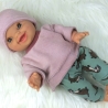 Puppenkleidung passend für 34 cm Puppen Sweater Hose Mütze Neu