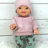Puppenkleidung passend für 34 cm Puppen Sweater Hose Mütze Neu