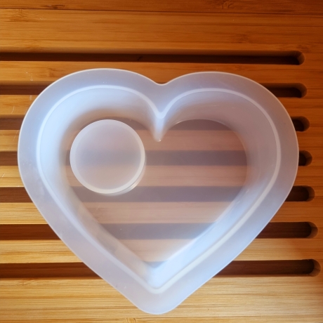 Silikonform Herz Teelicht Gießform Silikon Form