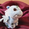 Pokemon Bisaknosp, Unikat,  Amigurumi,  ca. 14x19 cm, gehäkelt