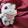 Pokemon Bisaknosp, Unikat,  Amigurumi,  ca. 14x19 cm, gehäkelt