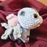 Pokemon Bisaknosp, Unikat,  Amigurumi,  ca. 14x19 cm, gehäkelt