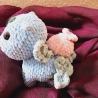 Pokemon Bisaknosp, Unikat,  Amigurumi,  ca. 14x19 cm, gehäkelt