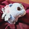 Pokemon Bisaknosp, Unikat,  Amigurumi,  ca. 14x19 cm, gehäkelt