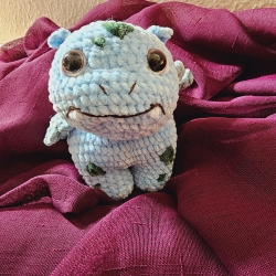 Pokemon Bisaknosp, Unikat,  Amigurumi,  ca. 14x19 cm, gehäkelt