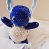 Schillok, Pokemon,  Unikat,  Amigurumi  ca. 24 cm gehäkelt 