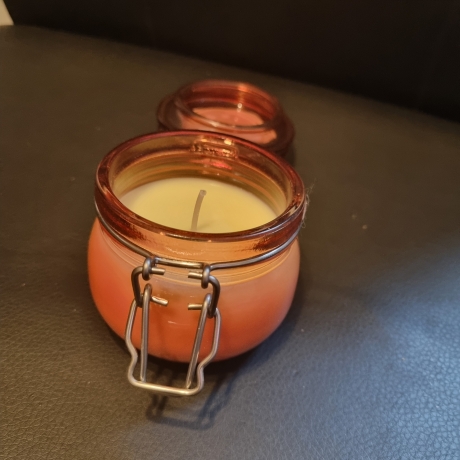 Citronella Kerze aus Sojawachs handgemacht vegan Outdoor