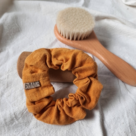 Haargummi Scrunchie Naturgefärbt 