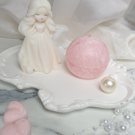Mädchen Kerze Prinzessin