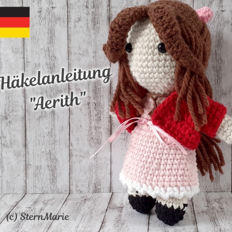 Häkelanleitung Aerith Final F VII inspiriert
