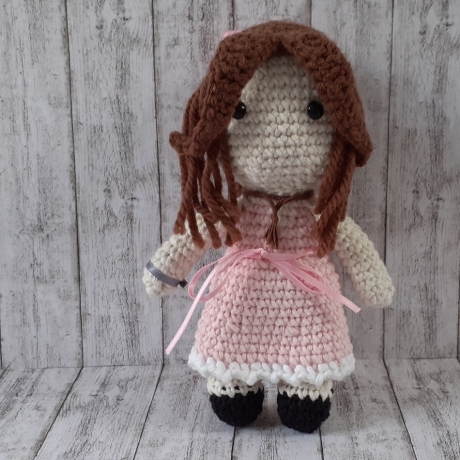Häkelanleitung Aerith Final F VII inspiriert