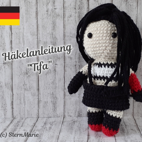 Häkelanleitung Tifa Lockhart Final F VII inspiriert