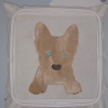 Stickdatei Applikation Schäferhund Welpe Berta