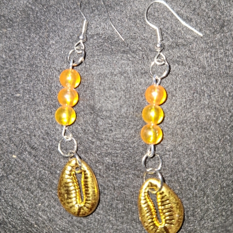 Ohrringe Sommer orange 