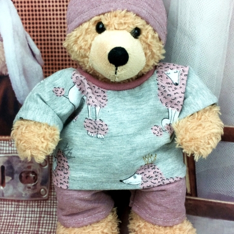 Bärenkleidung Hoodie Hose Mütze passend für Bären 28 cm Neu 